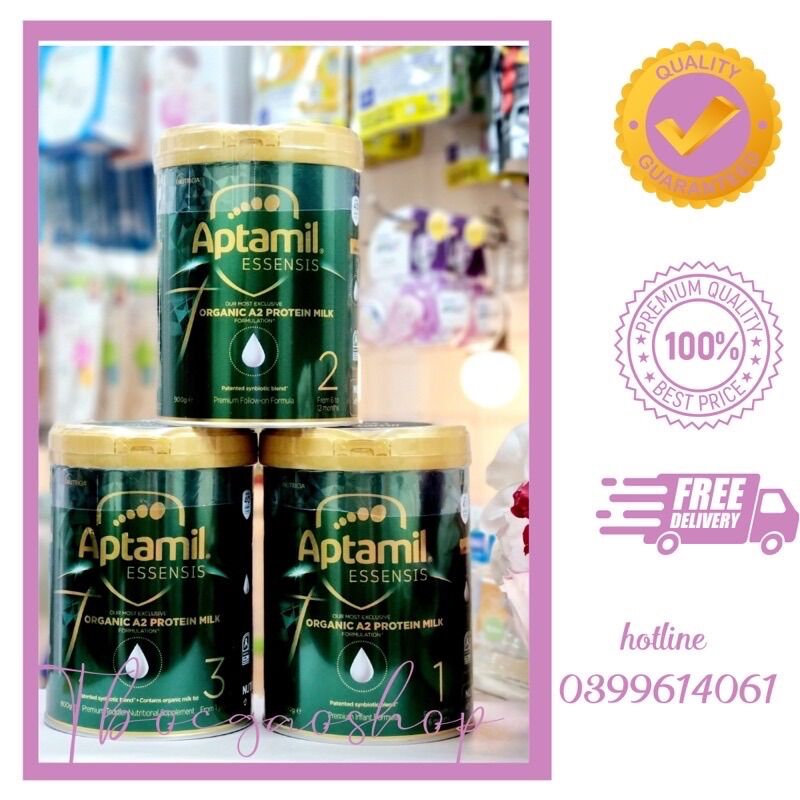 Sữa bột Aptamil Esensis đủ số 900gr Úc