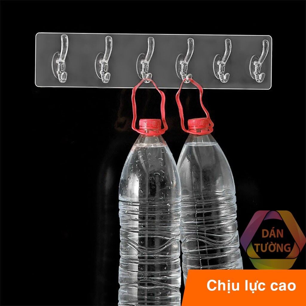 [HCM]Thanh 6 móc dán tường siêu chắc