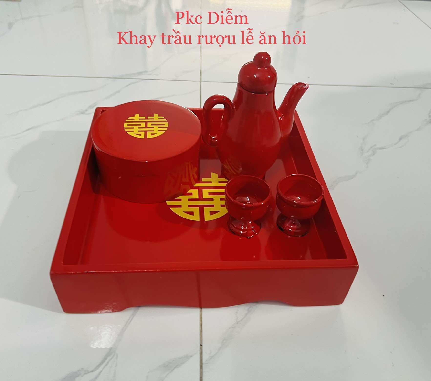 Khay trầu sính lễ hỏi cưới, khay trầu, mâm quả cưới