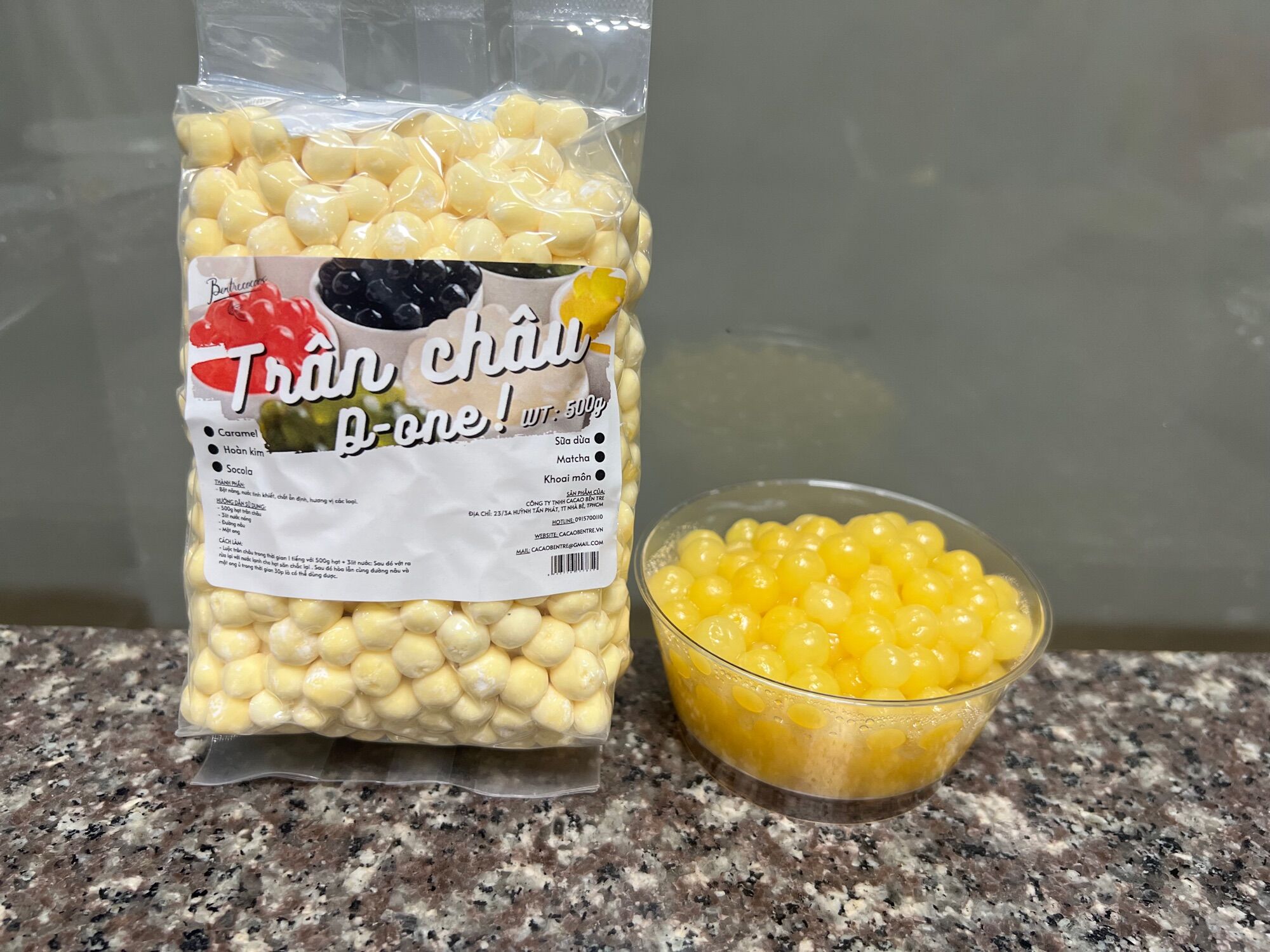 Trân châu mochi dẻo 6 vị ( 2,5kg)