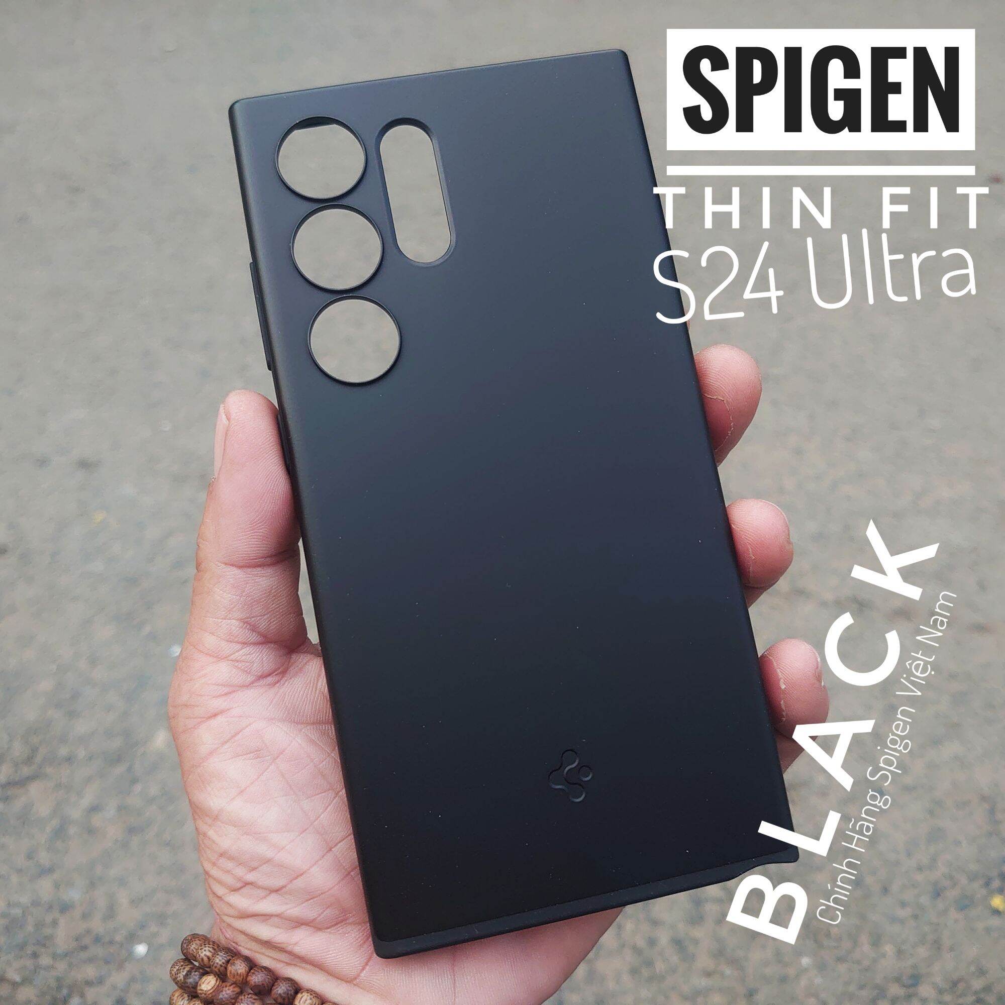 Ốp Lưng Spigen Galaxy S24 Ultra Case Thin Fit - Black