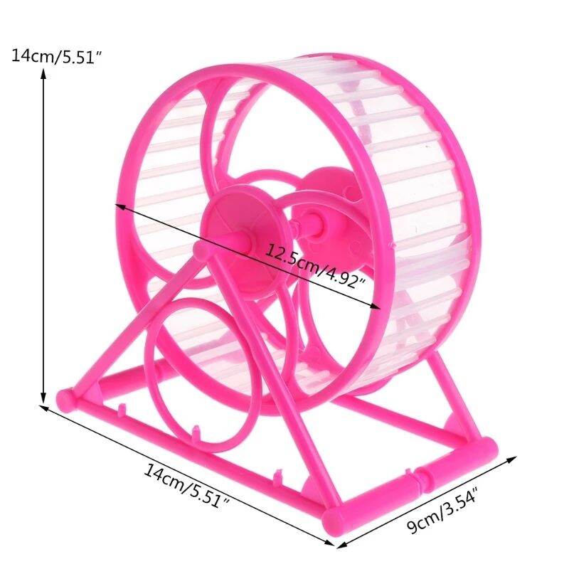 Wheel nhựa đế cố định cho Hamster 12,5cm