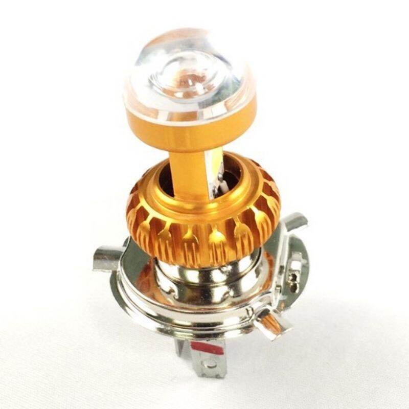 Đèn led bi cầu gì gắng nhiều loại xe ( chân H4 + chân dream wave)