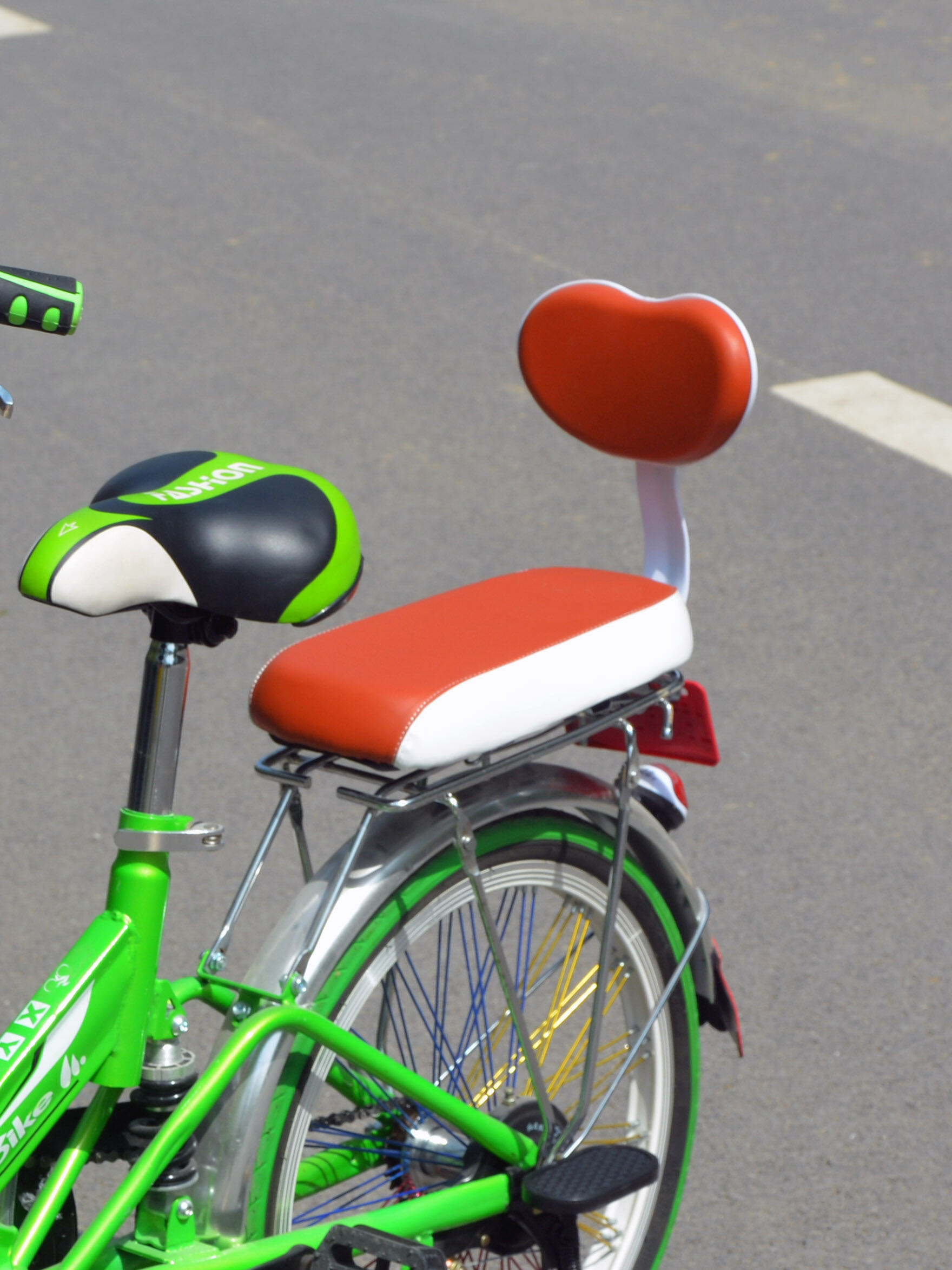 Dày Dặn Đệm Lót Ghế Sau Xe Đạp Có Tựa Lưng Và Tay Vịn Em Bé Miếng Lót Ghế Xe Đạp Leo Núi Bàn Đạp Bảo Vệ Lưới Cho Trẻ Em