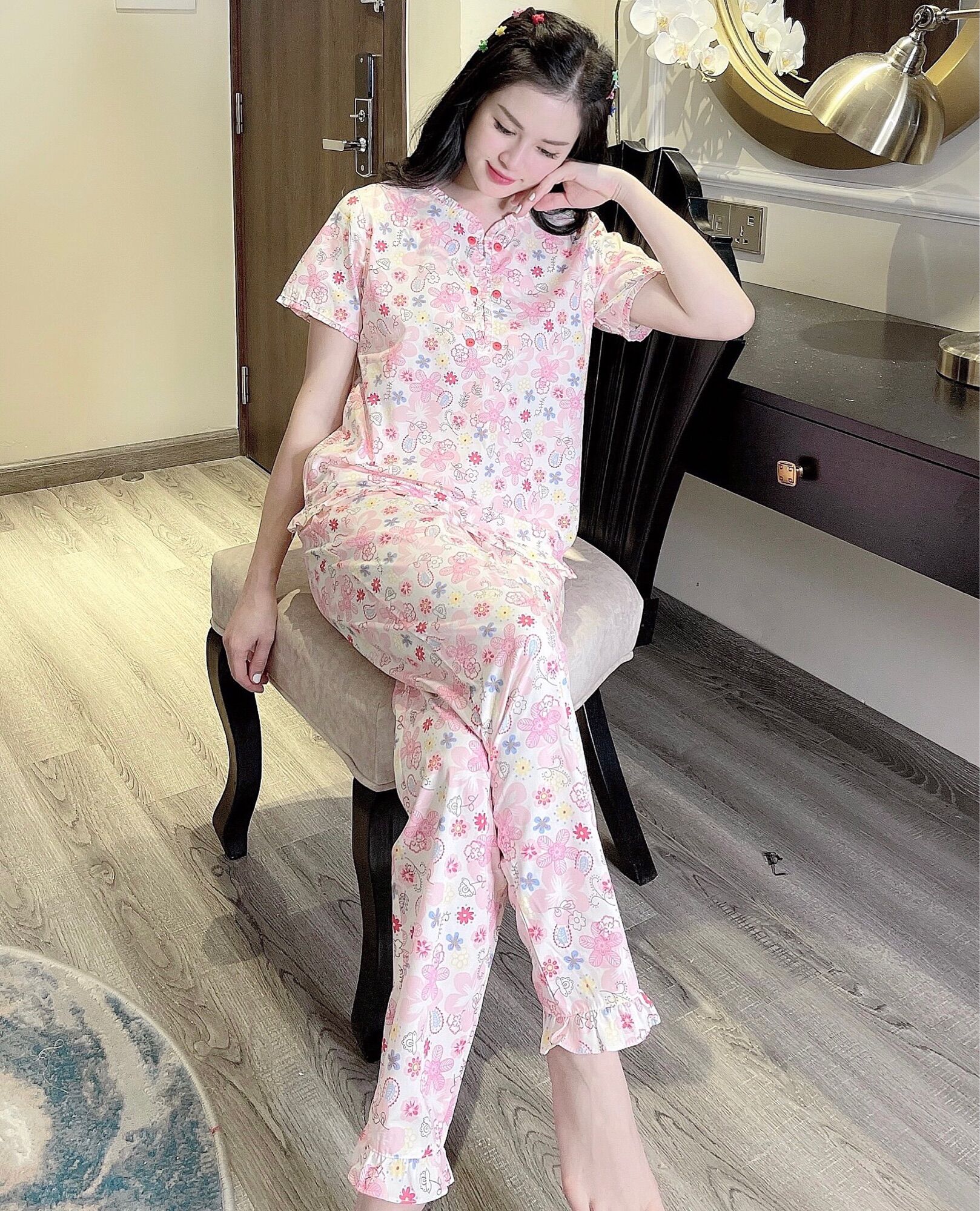 Đồ bộ mặc nhà vải kate
