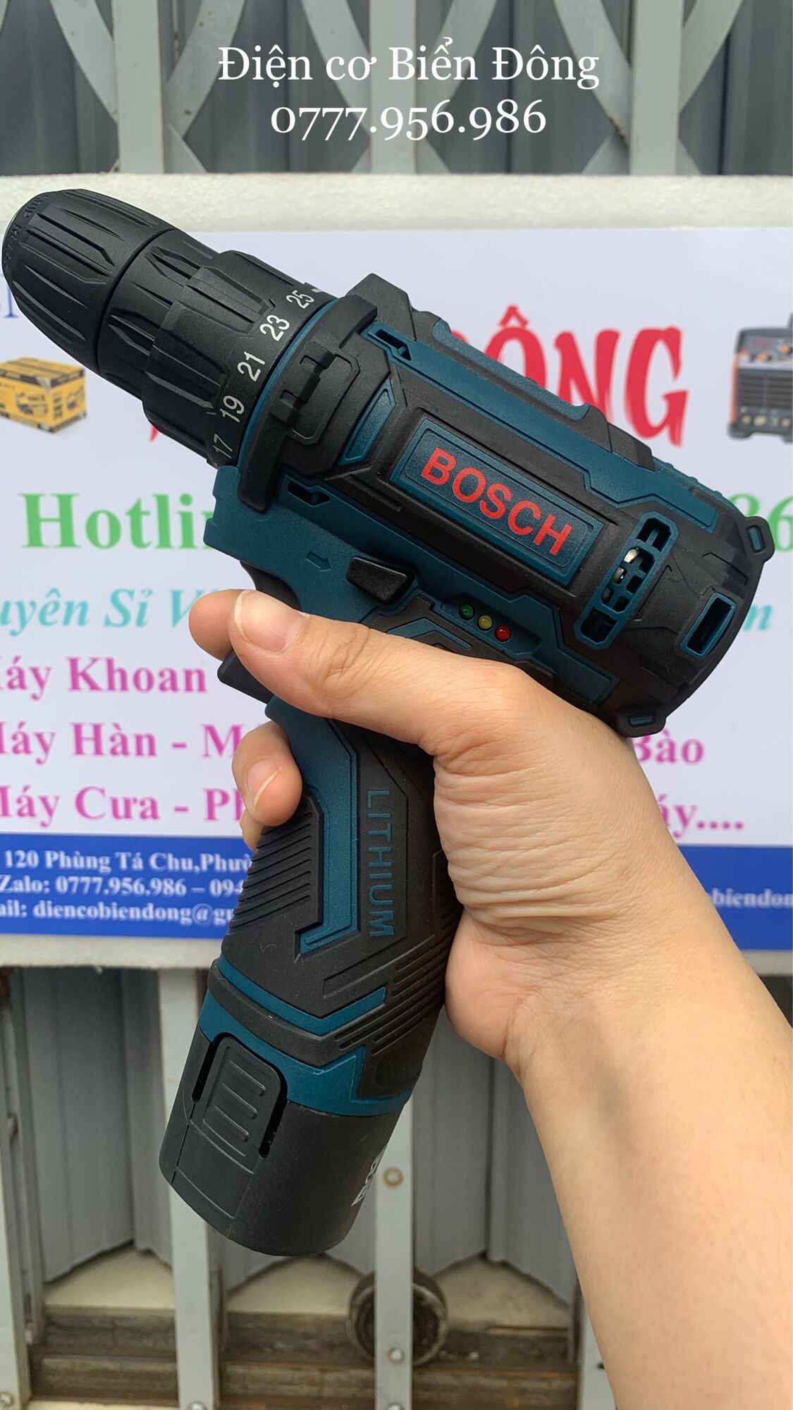 Máy khoan pin cầm tay BOSH 12 MALAYSIA