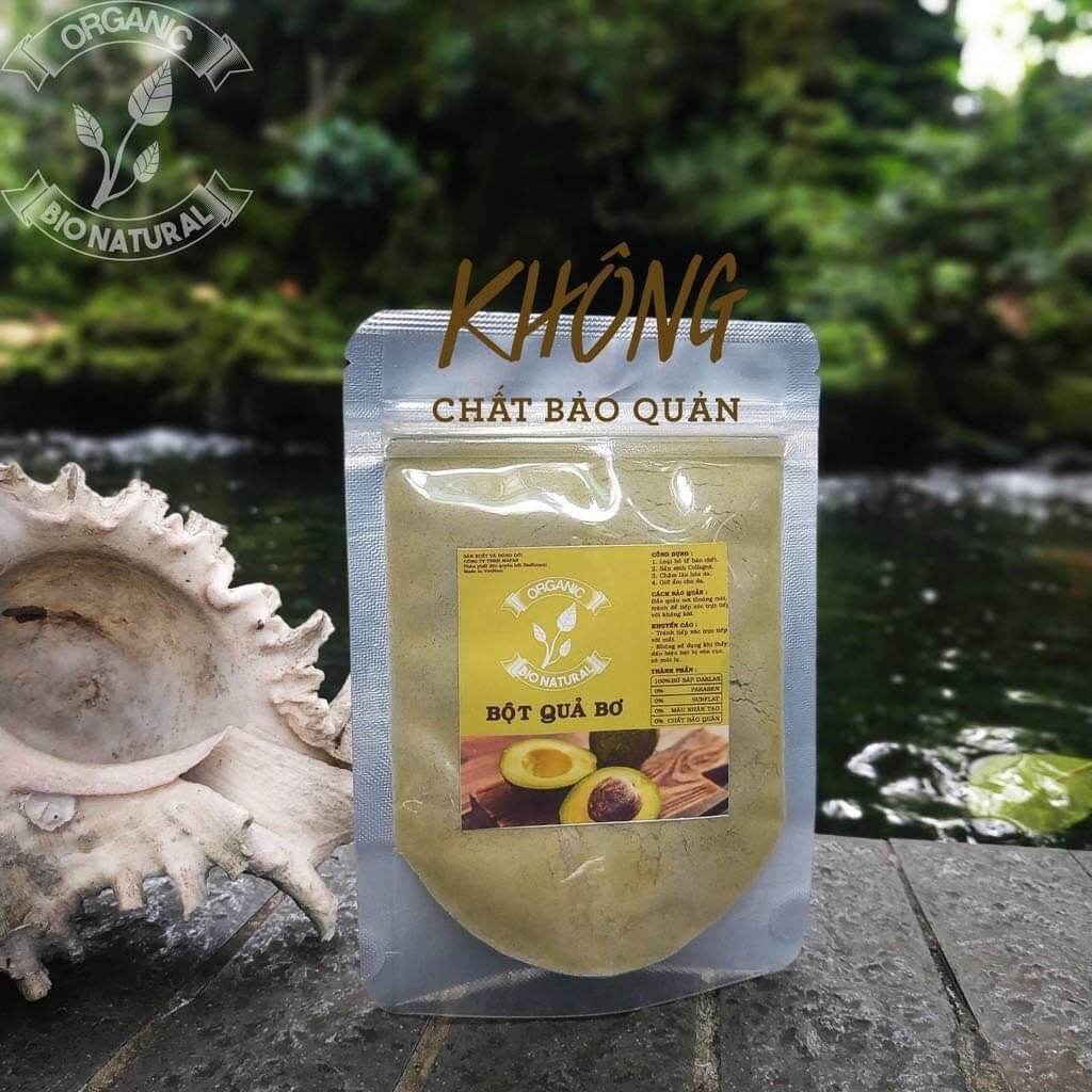 Bột đắp mặt nạ bột quả bơ handemade