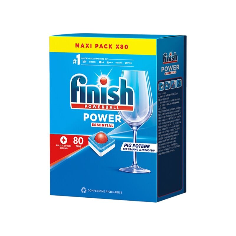 Viên rửa chén Finish Bright 3 trong 1 chuyên dụng cho máy rửa bát Siemens (80 viên)