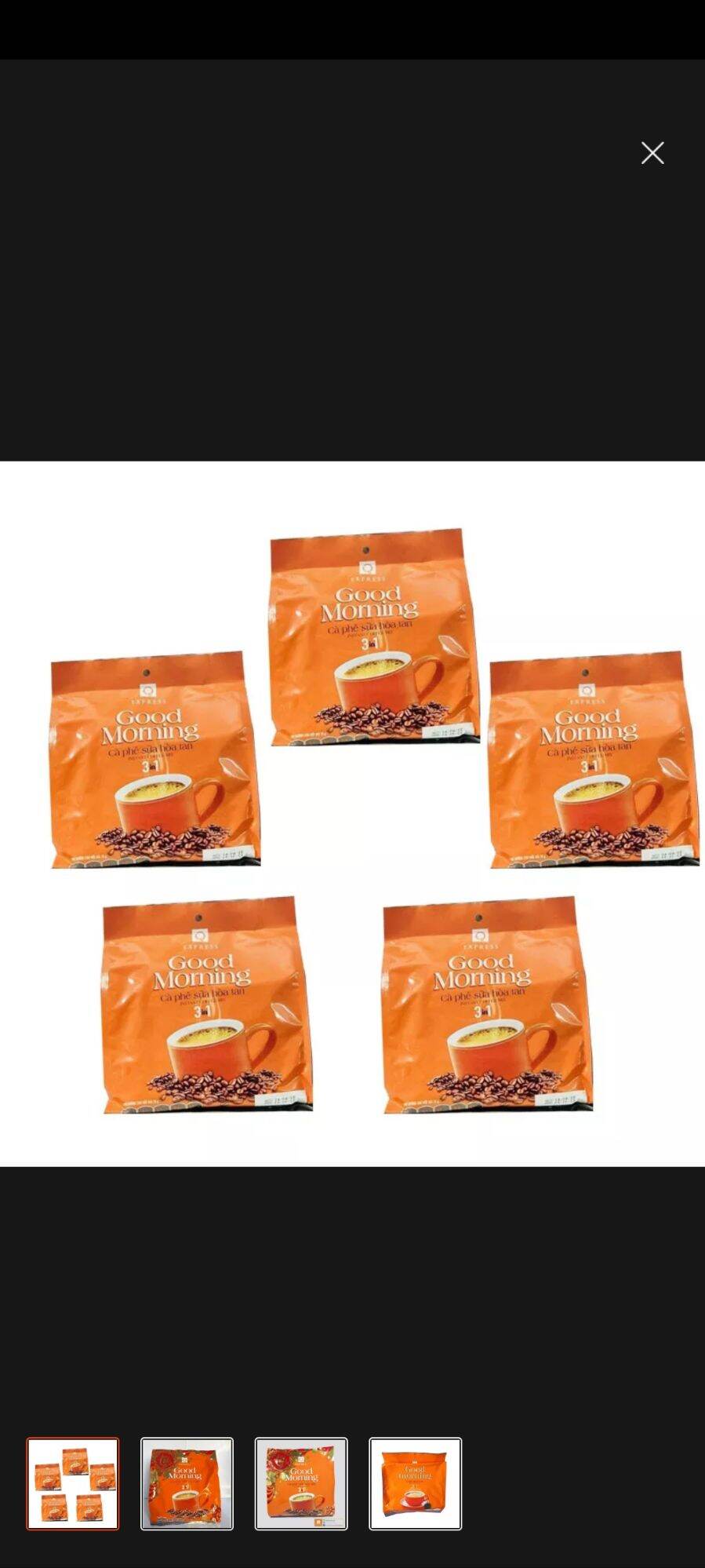 ( Free Ship ) ComBo 5 Bịch Cà Phê Trần Quang Good Morning 24 X 20gr