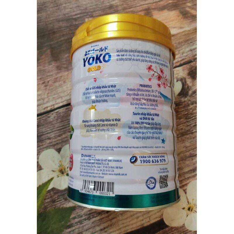 (HSD: Thang 5.2023)Sữa Bột YOKO GOLD 3 Vinamilk 850G (Cho bé từ 2 tuổi trở lên)