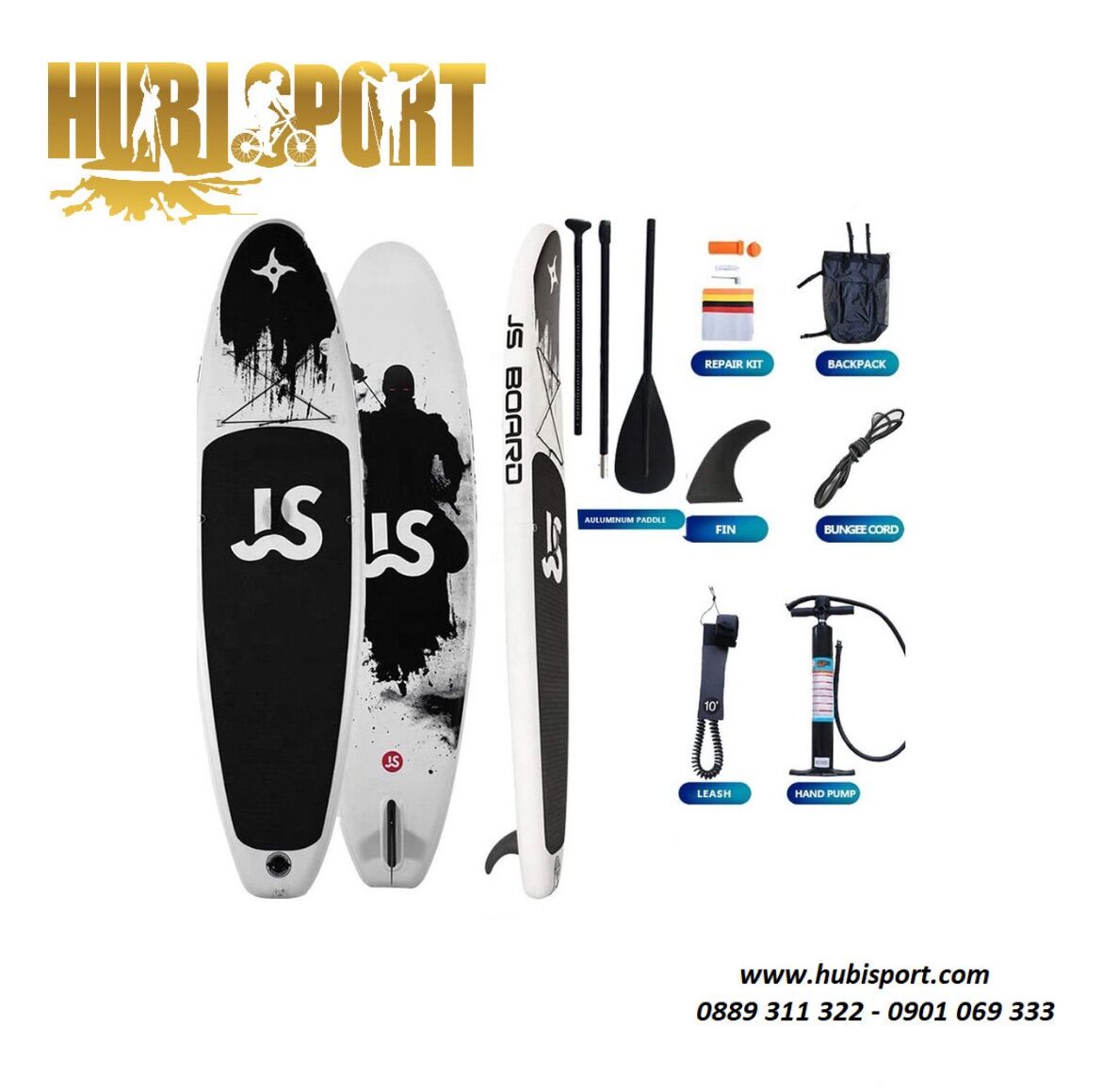 Ninja NJ335 - JS Board - Thuyền SUP / Ván chèo đứng bơm hơi