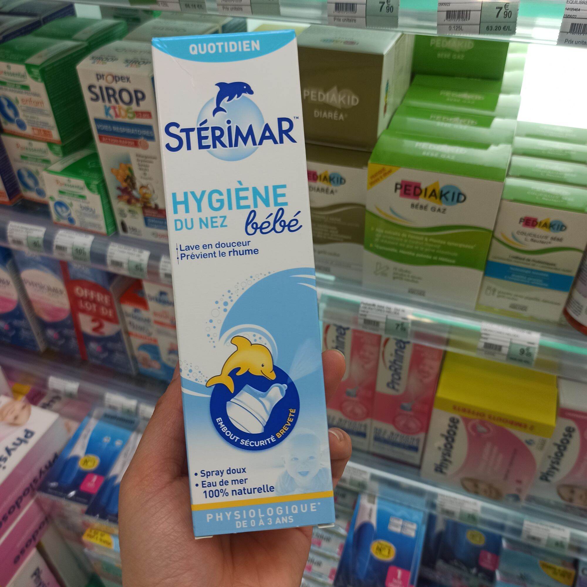 Xịt mũi cá heo xanh Sterimar dùng hàng ngày 100ml