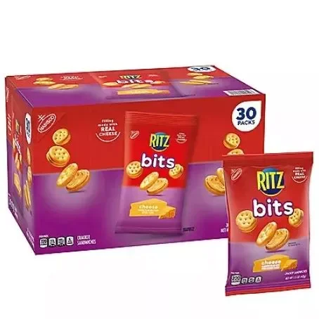 (Nhập Mỹ - Date 15/3/2024) Bánh quy mini Ritz bits phô mai Nabisco 42g