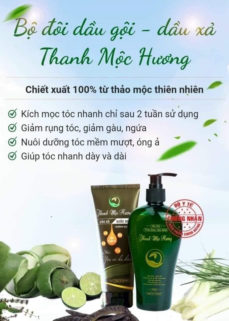 Dầu gội thảo dược thanh mộc hương