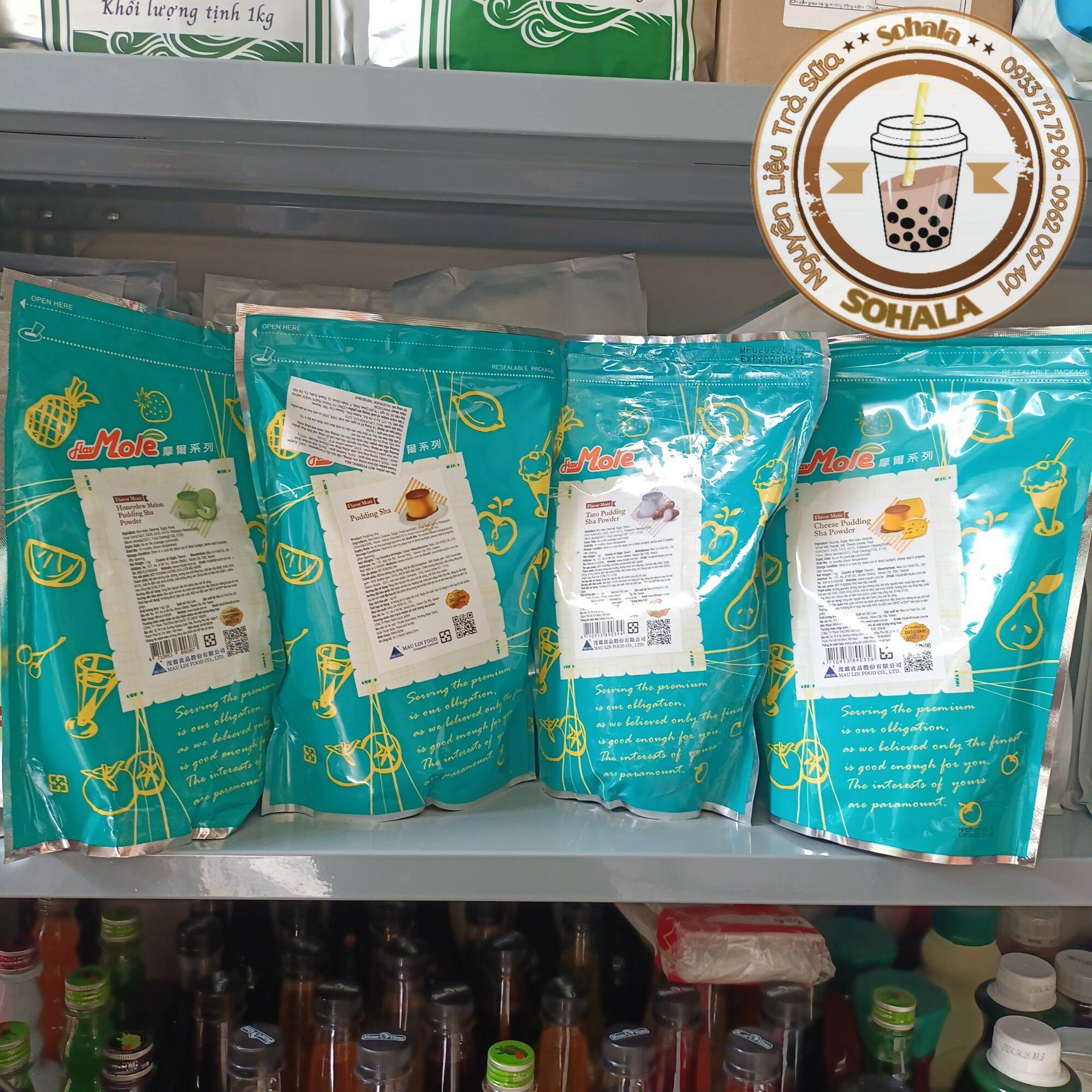 Bột Pudding Plan Trứng Mole Đài Loan túi 1kg