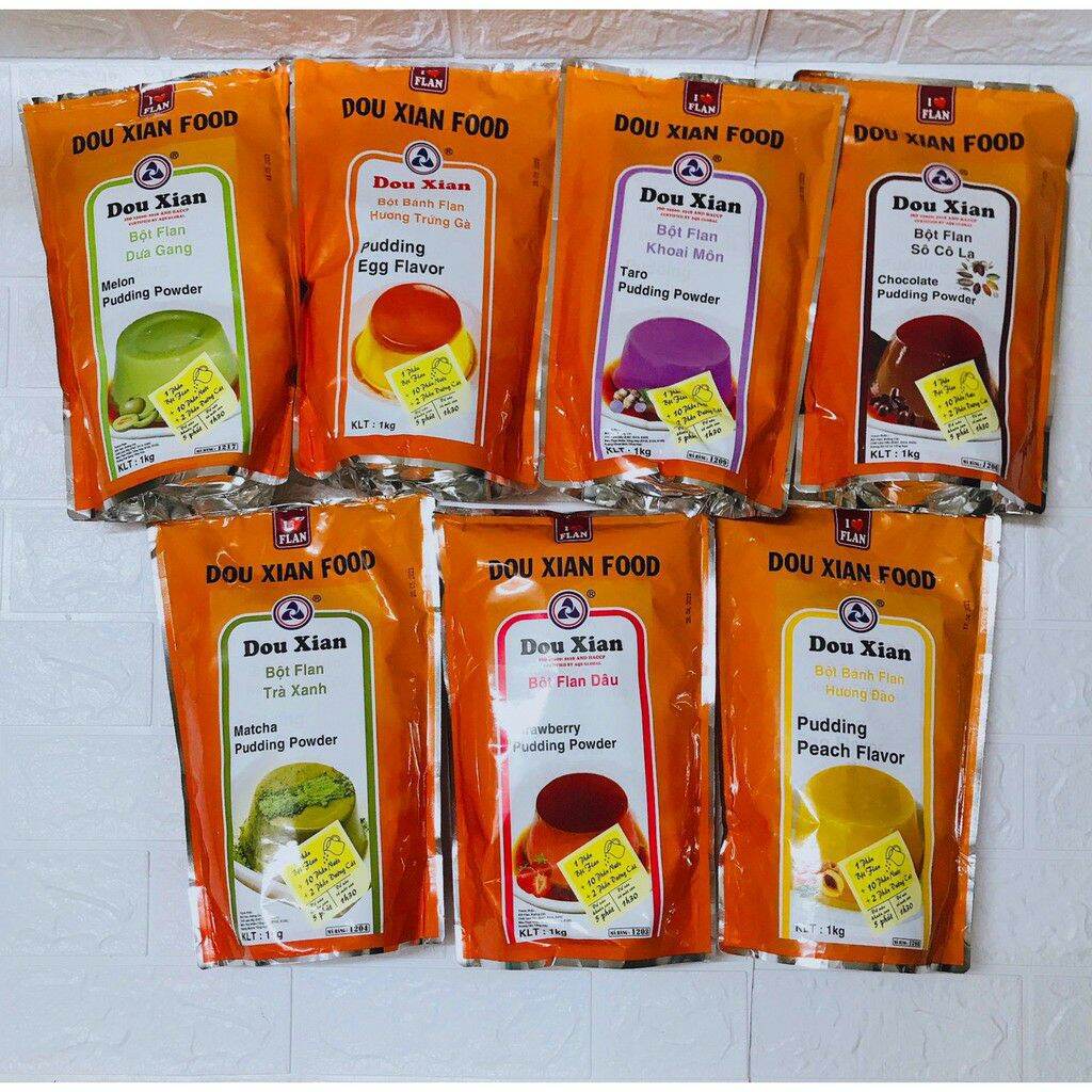 (vẫn ship mùa dịch) Bột Plan/Pudding Douxian 100Gr
