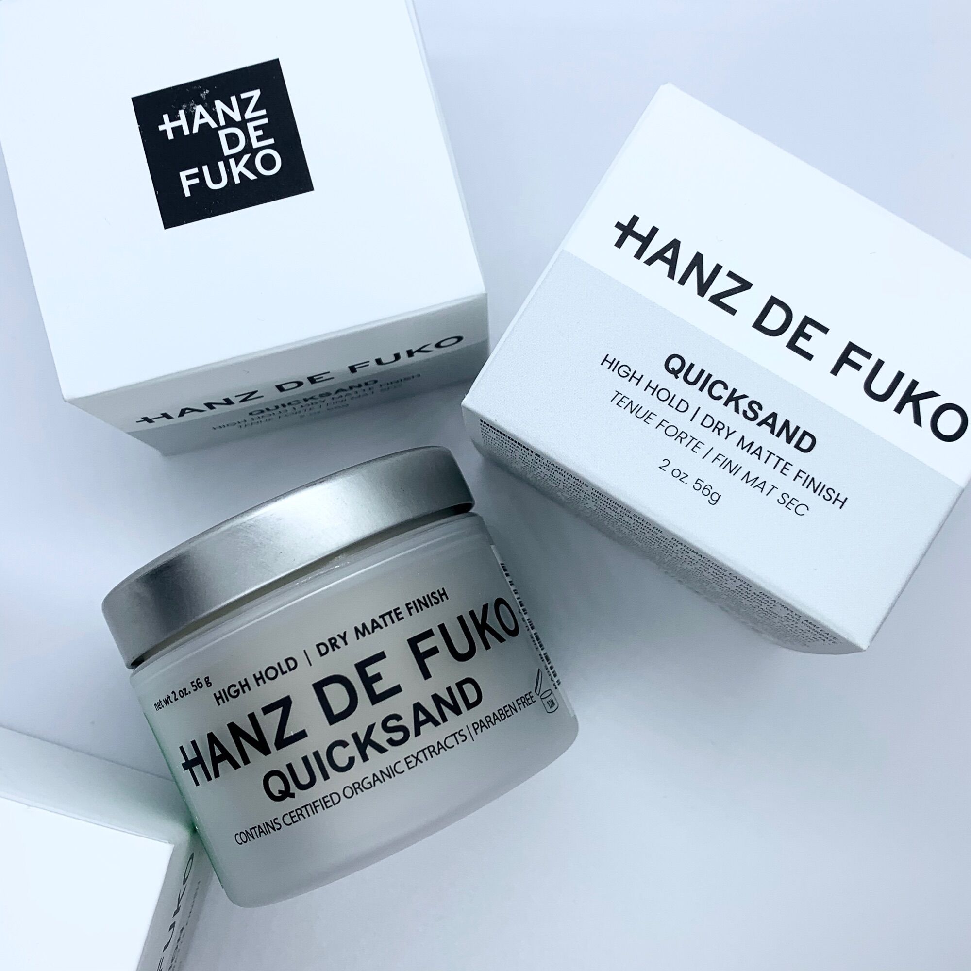 Sáp vuốt tóc cao cấp Hanz De Fuko Quicksand cho tóc dầu