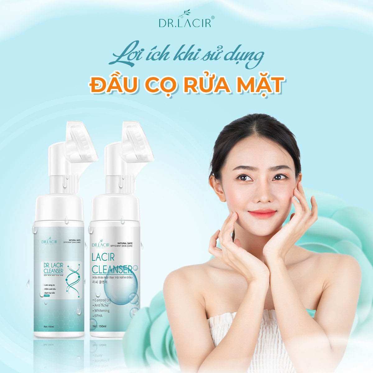 Sữa rửa mặt dr lacir