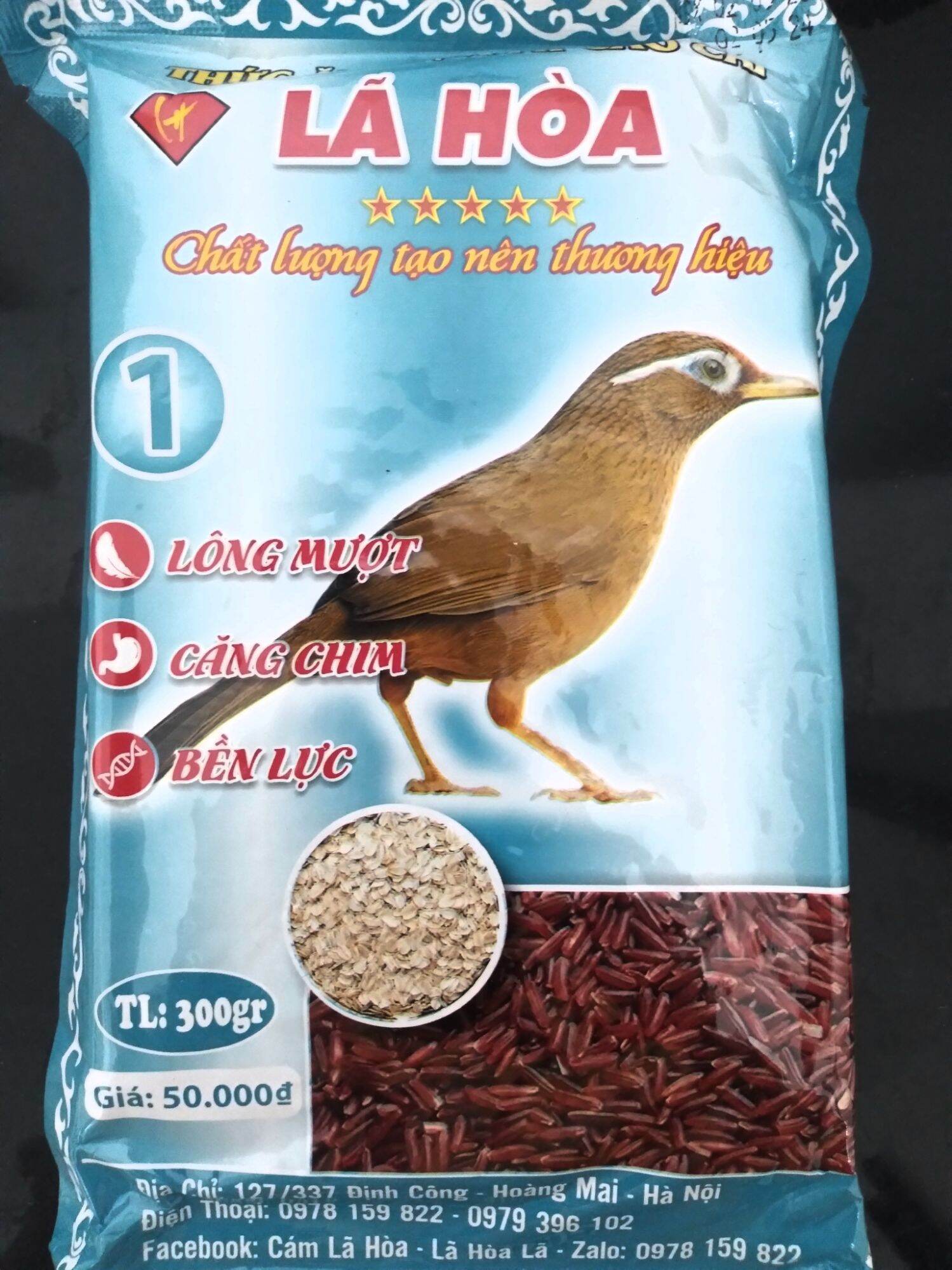 Cám họa mi Lã Hòa căng lửa lông mượt 300g