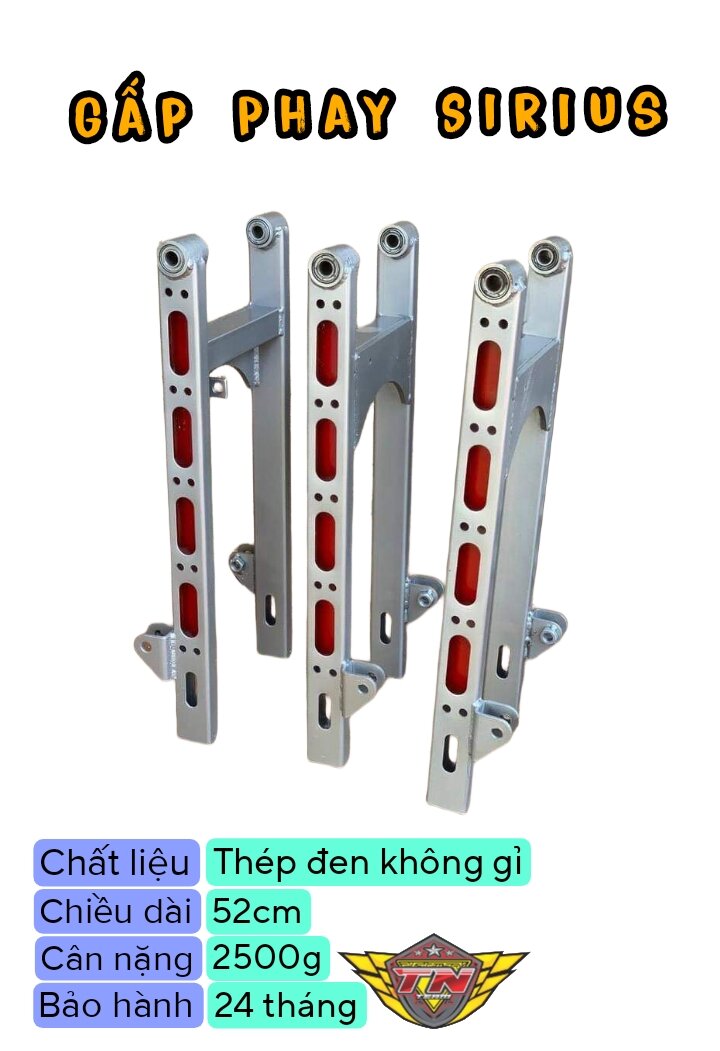 Gấp phay sirius - Gấp gia công sirius 52cm
