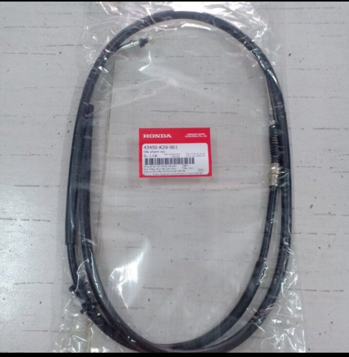 (CHÍNH HÃNG) Dây thắng sau Honda Sh Mode 125 ( ko ABS )