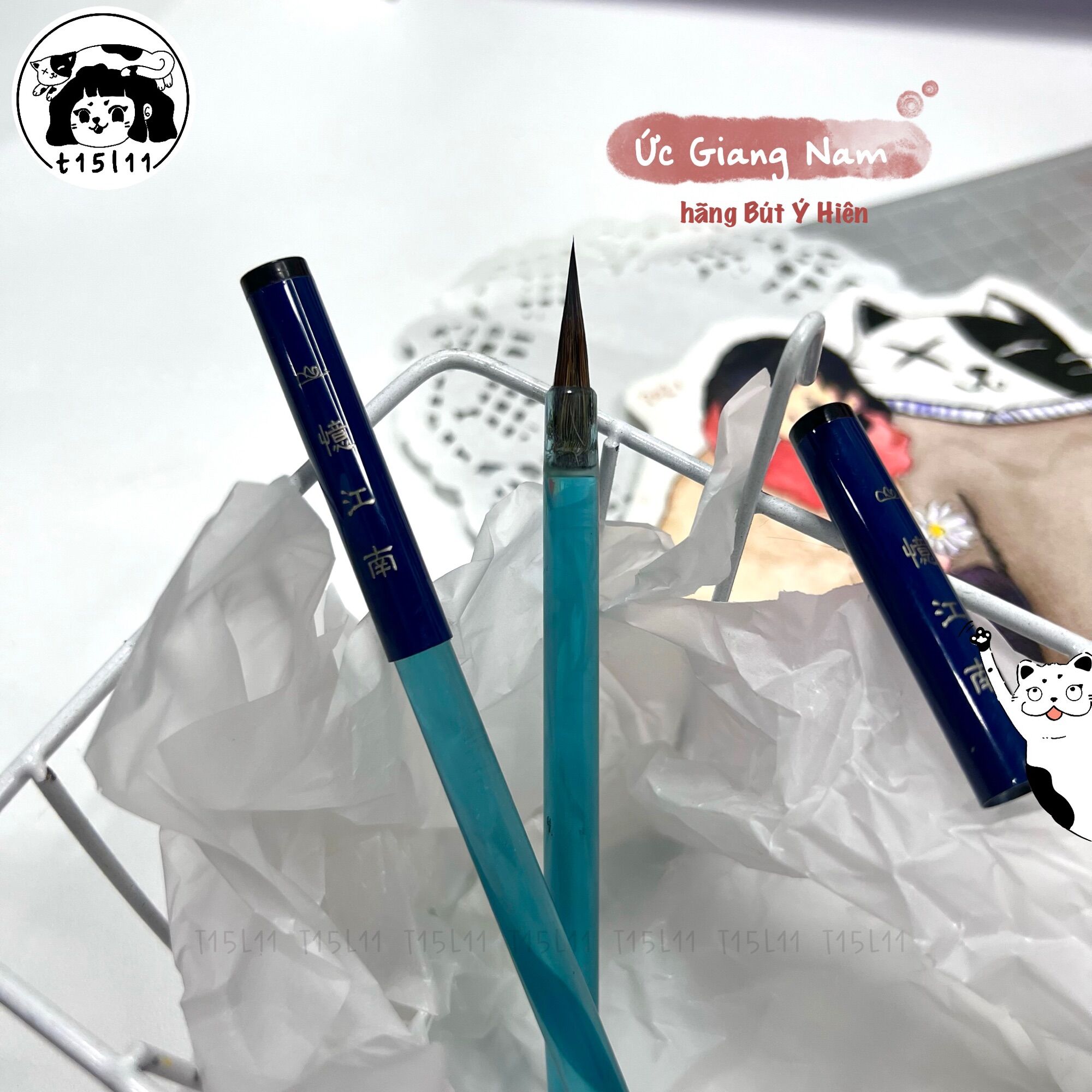 Cọ thư pháp Ức Giang Nam-hãng Bút Ý Hiên