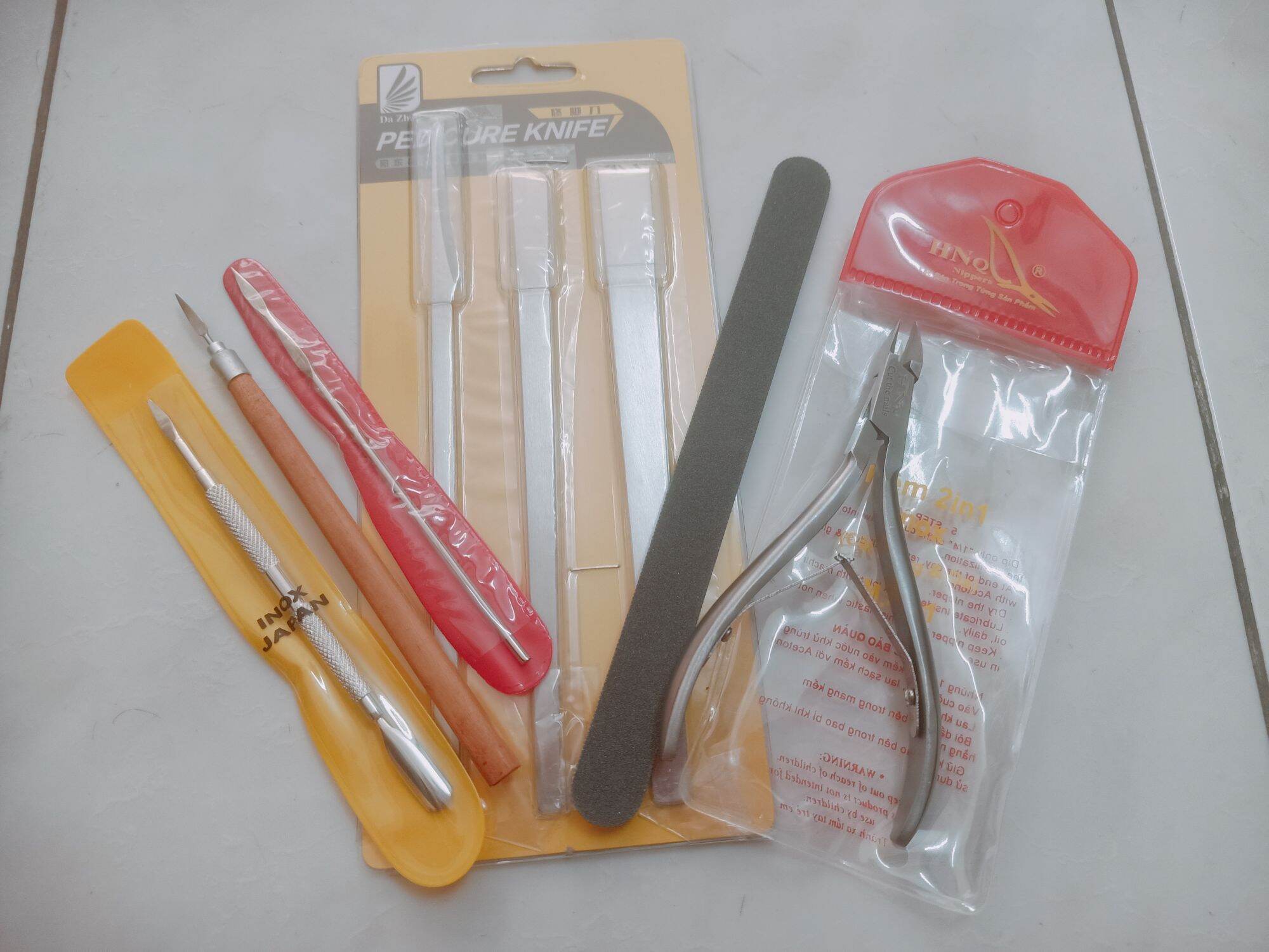 Bộ 6 món lấy khoé móng chân, tay chuyên dụng( hàng y hình)