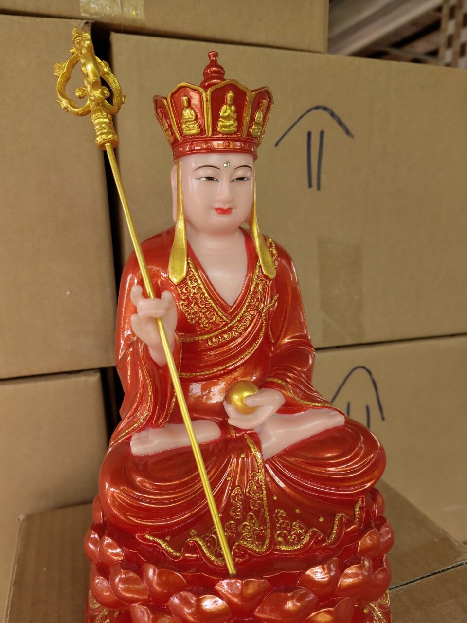 Tượng Địa Tạng Bồ Tát cao 30cm