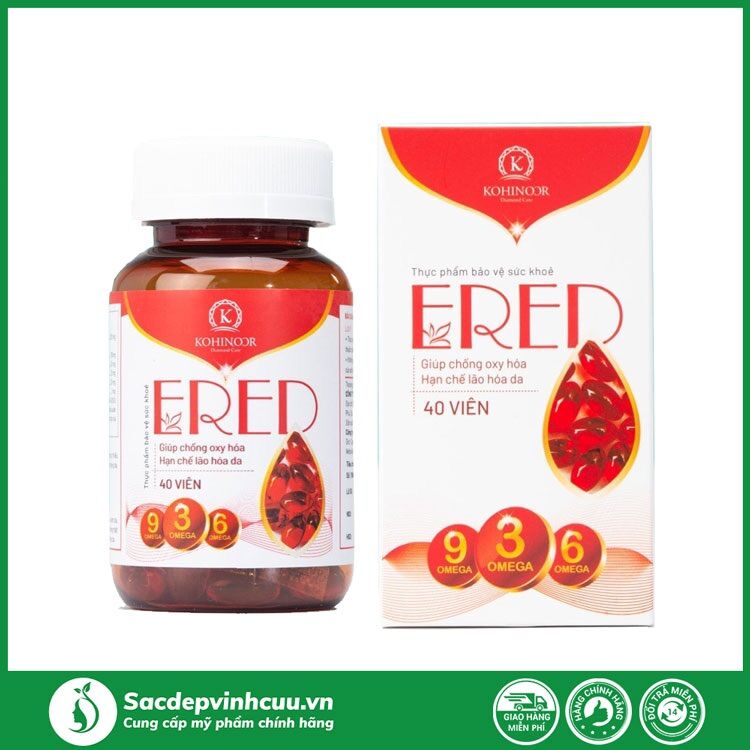 [HCM]Viên Uông Đẹp Da Ered (40 viên)