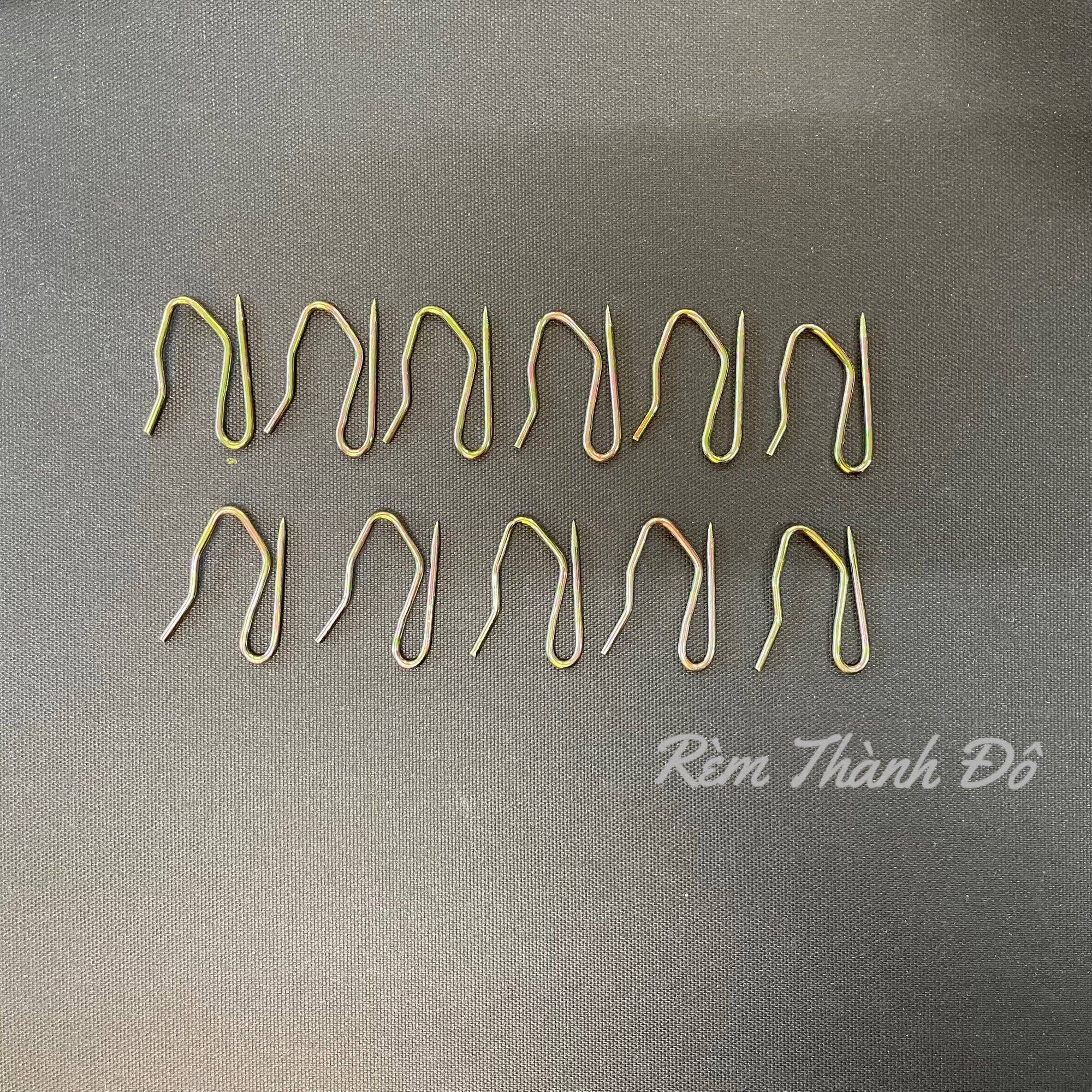 Móc sắt chữ S treo rèm ( set 10 chiếc)