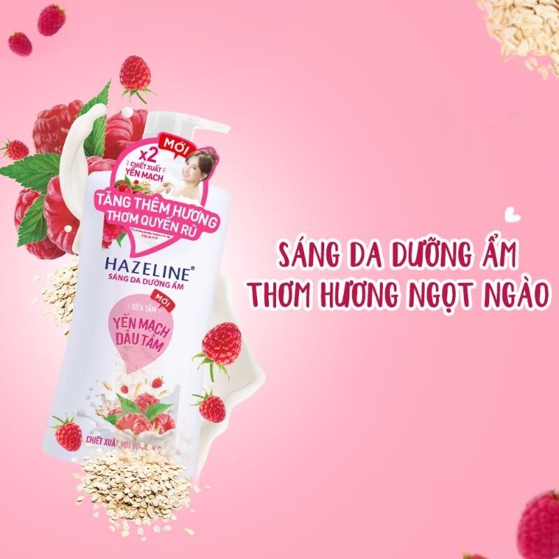 Sữa Tắm Dưỡng Da HAZELINE Chai 1,2L