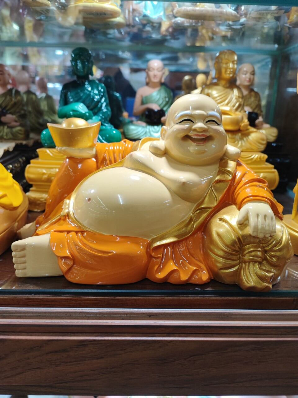 Tượng phật Di lặc 23*14*15