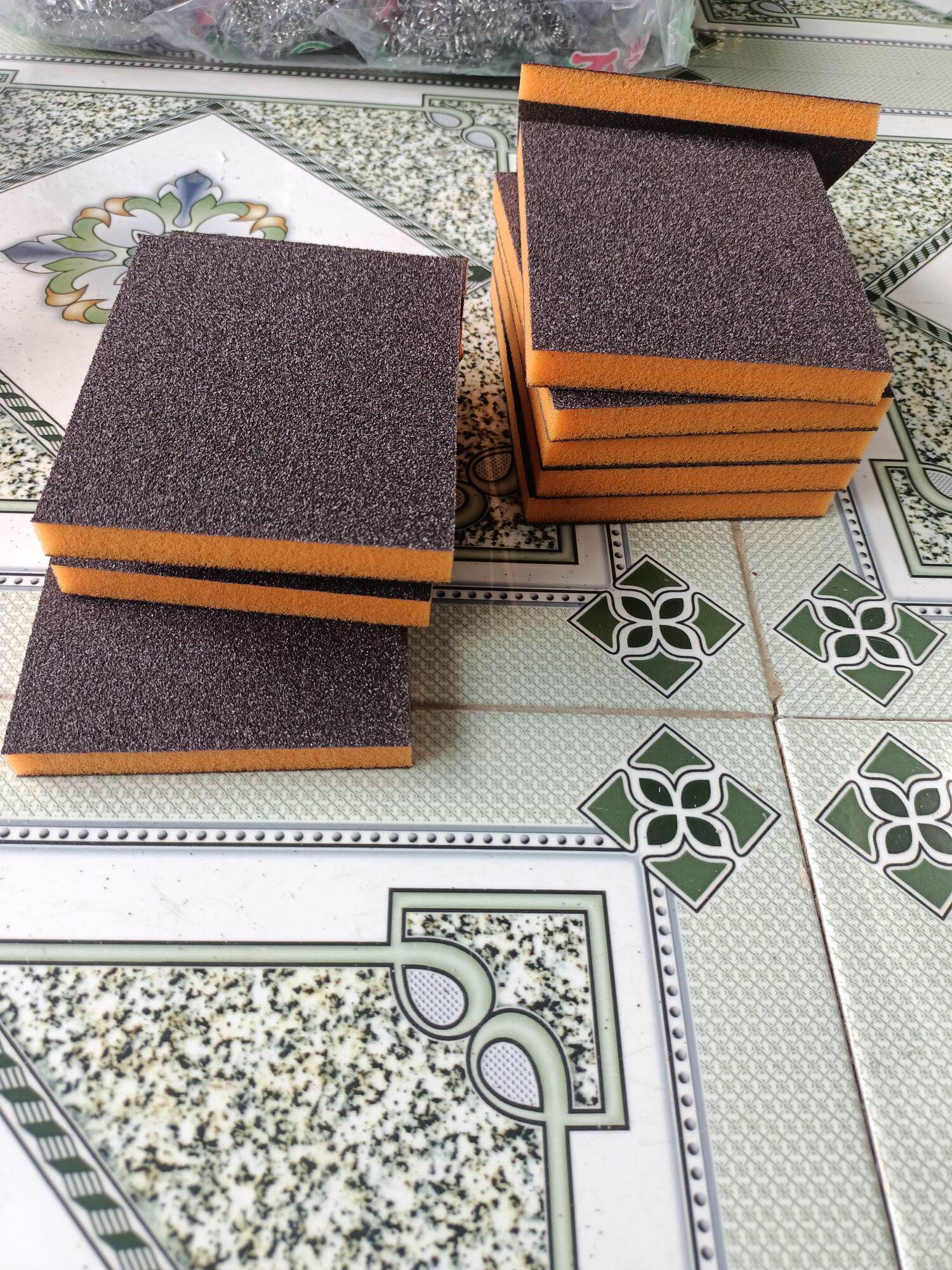 cước mút nhám 2 mặt chà xoang nồi