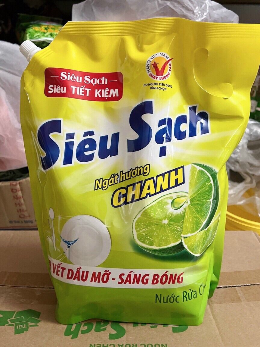 Nước rửa chén siêu sạch . 3kg5