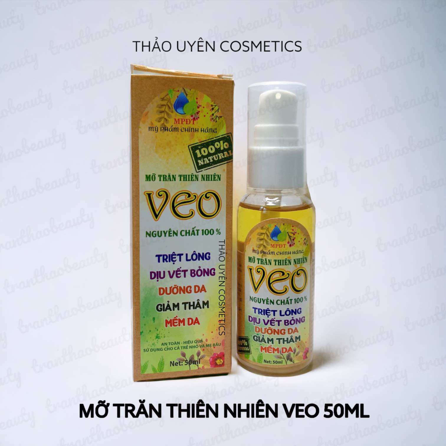 Mỡ trăn nguyên chất VEO được chiết xuất thiên nhiên 50ml