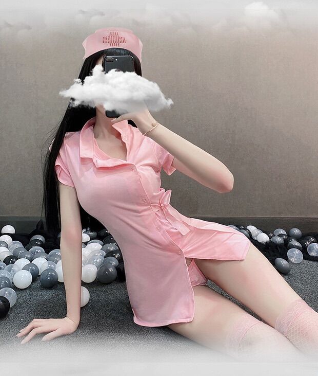 Set ngủ cosplay nữ y tá gợi cảm