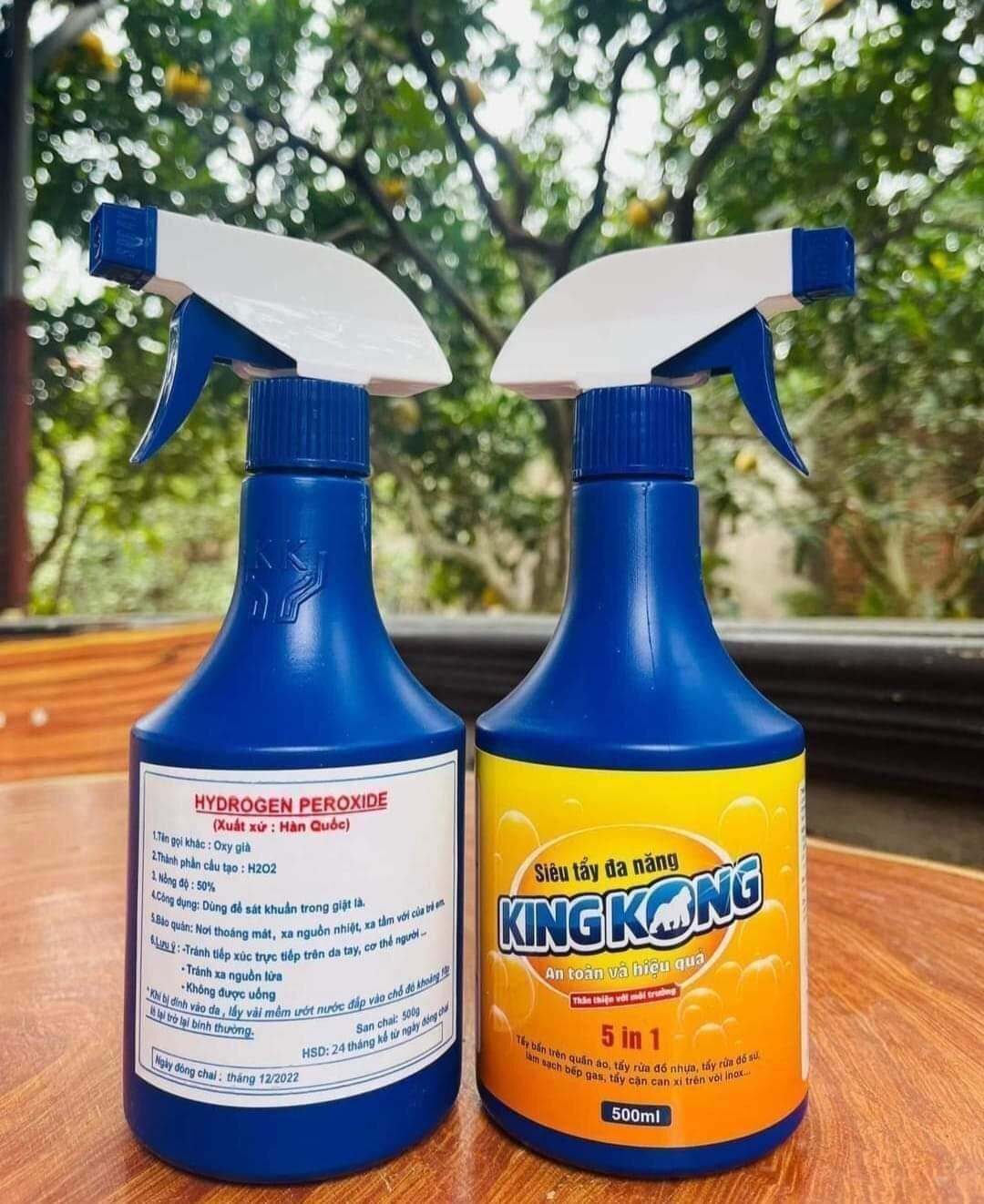 Tẩy đa năng kingkong, tẩy mốc quần áo, giầy dép...