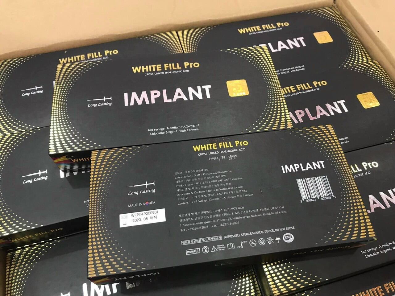 Tinh chất làm đẹp  ha White Fill Pro siêu cứng cho mũi