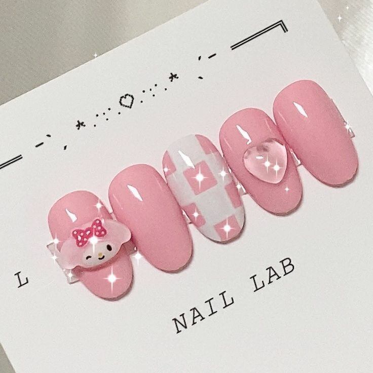 Mẫu NailBox Tone hồng Nữ tính