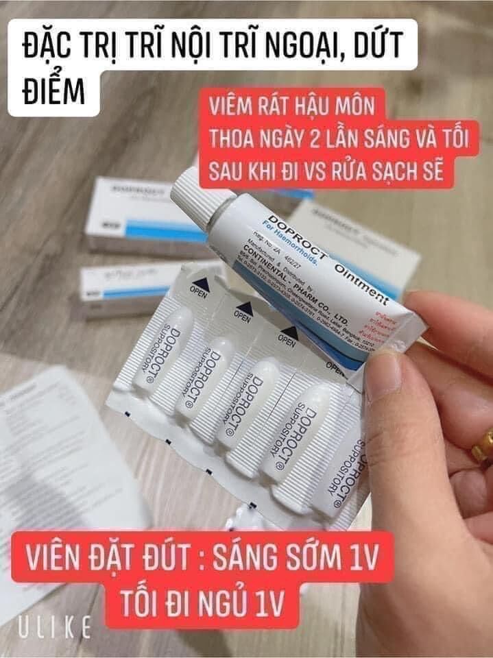 Hộp trĩ doproct Thái Lan