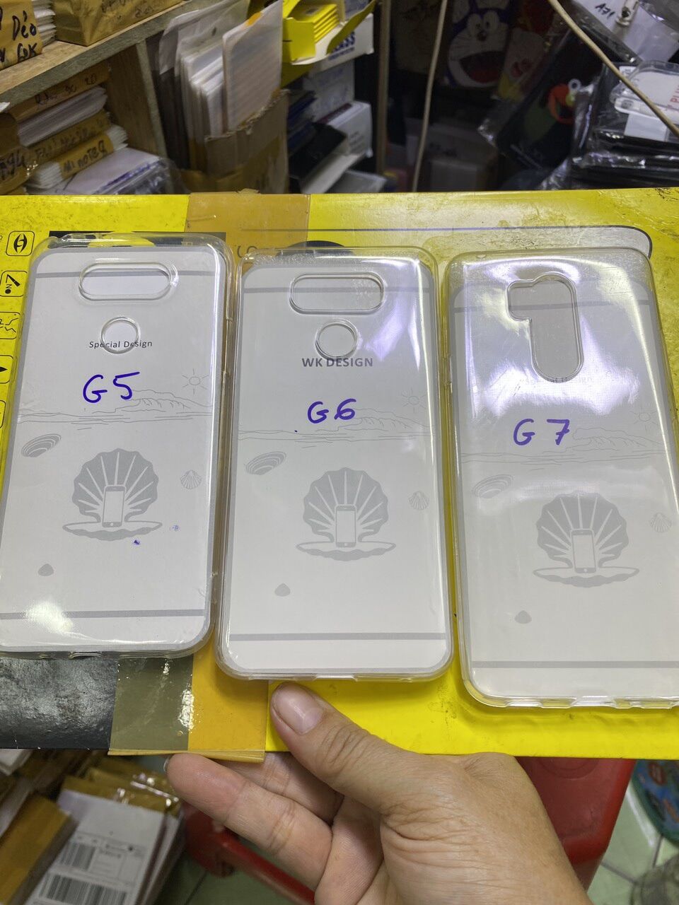 Ốp lưng lg g5; g6; g7 dẻo trong suốt thời trang