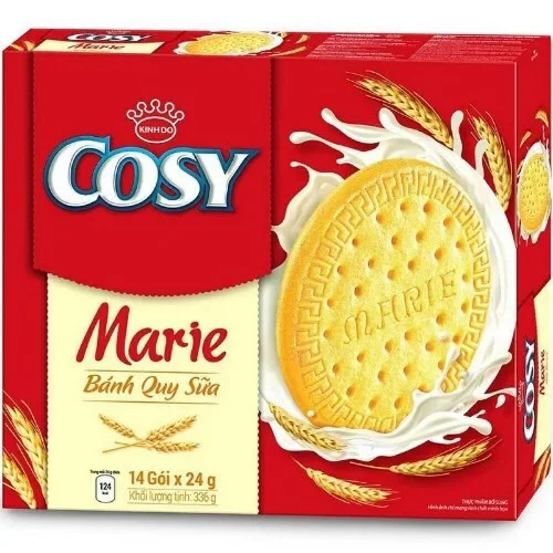 Bánh quy sữa Cosy marie hộp giấy 336g