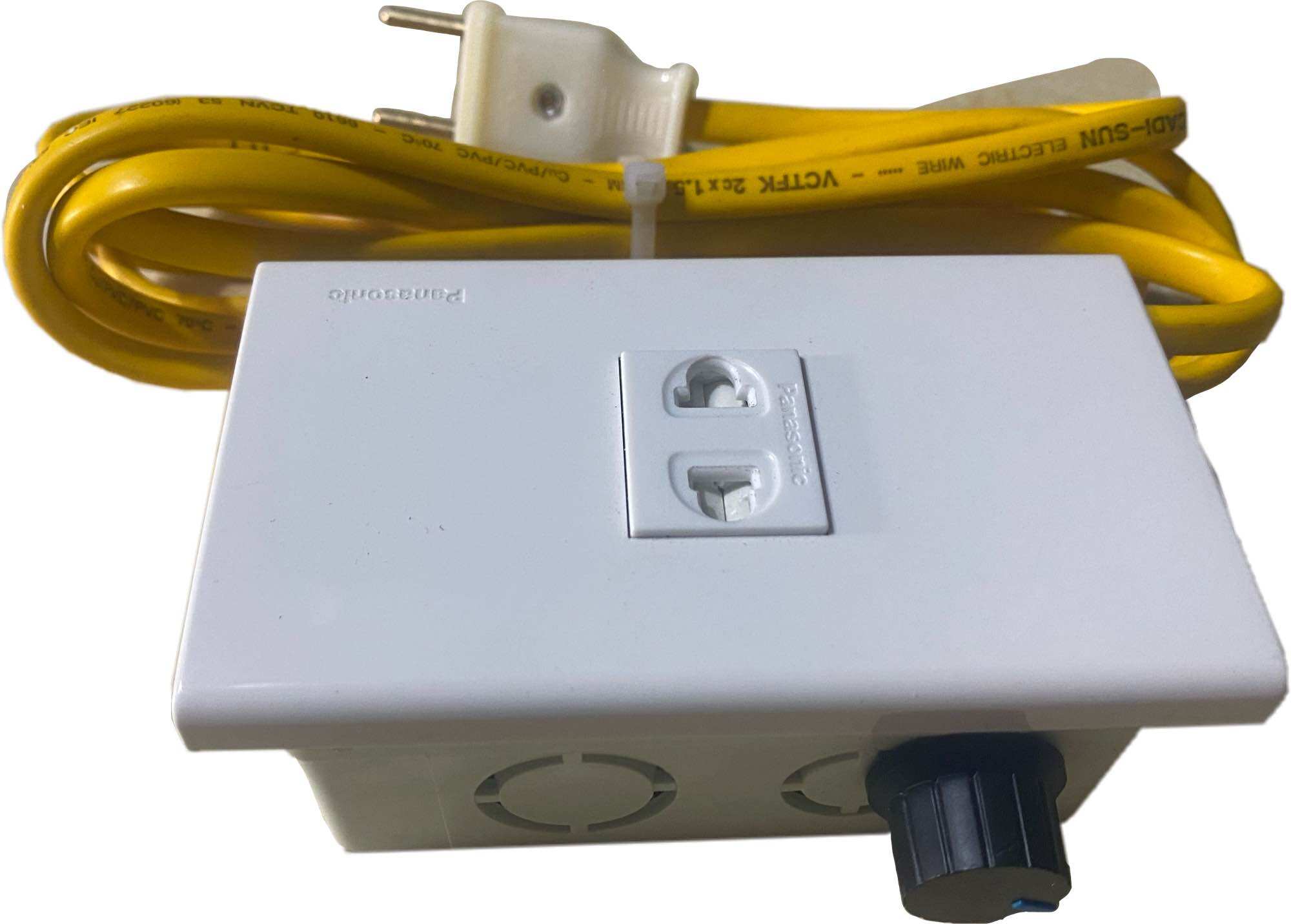 Ổ cắm điều tốc 220v/2000w dây 3m (Ổ loại tốt Panasonic)