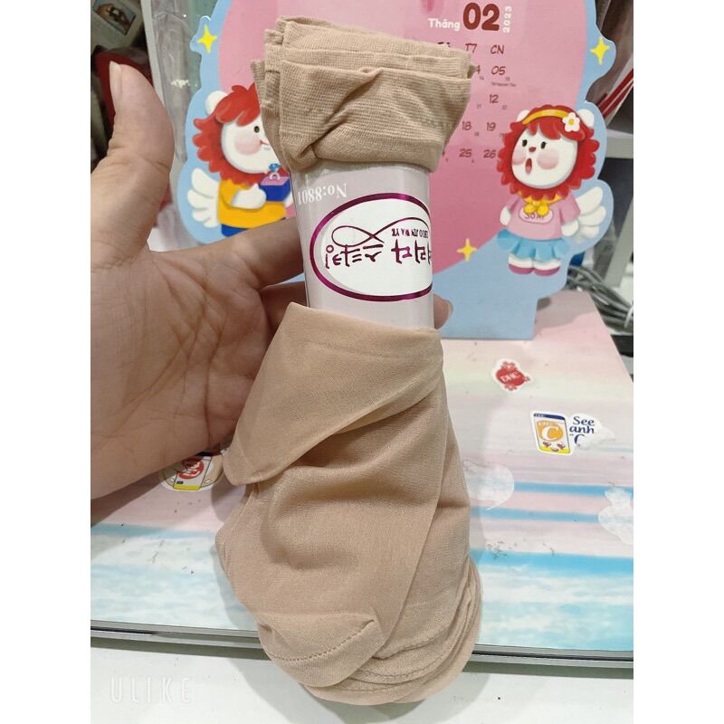 Combo 5 đôi vớ/tất da xỏ ngón mềm mịn