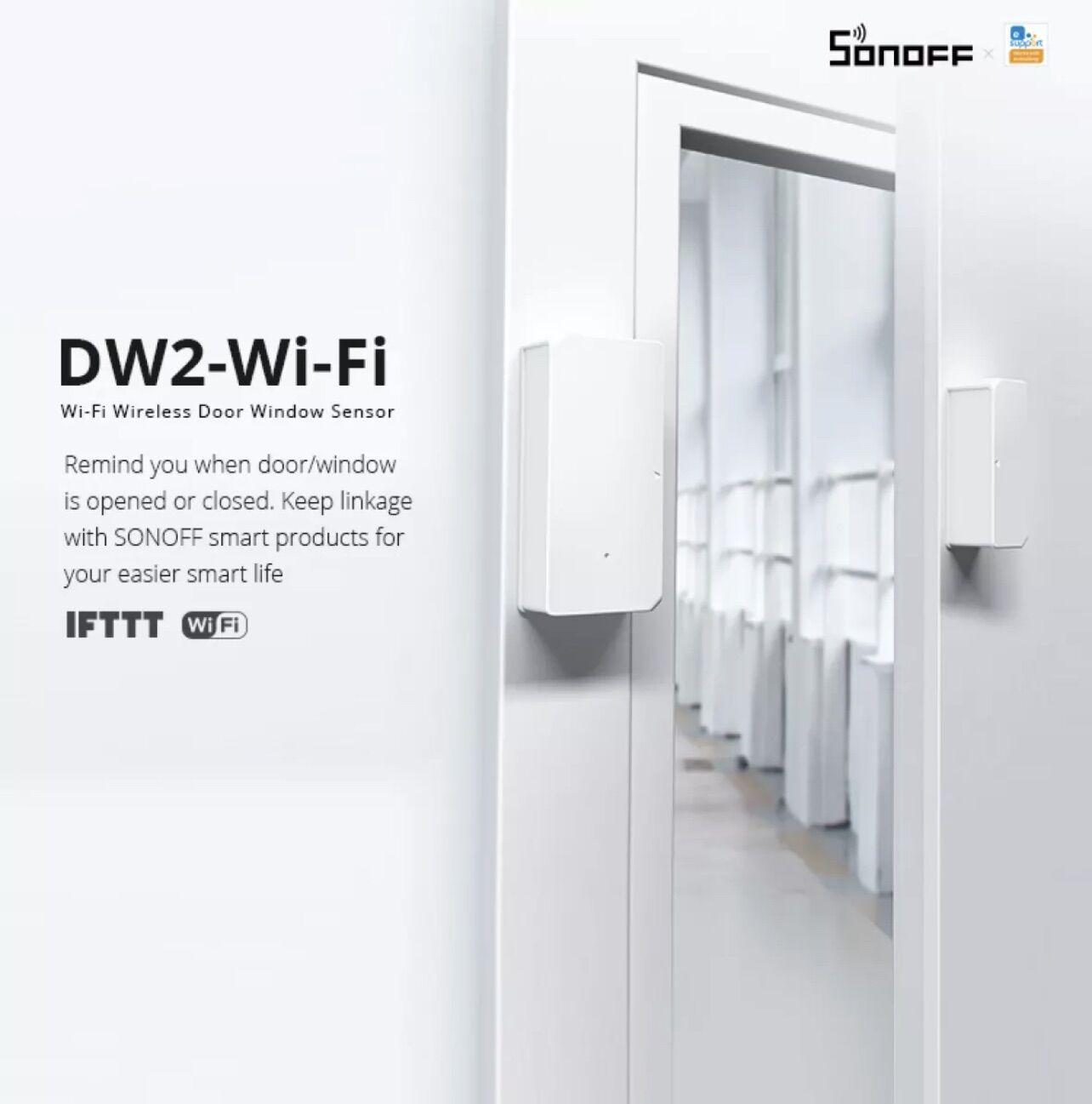 Cảm biến cửa SONOFF DW2-WIFI