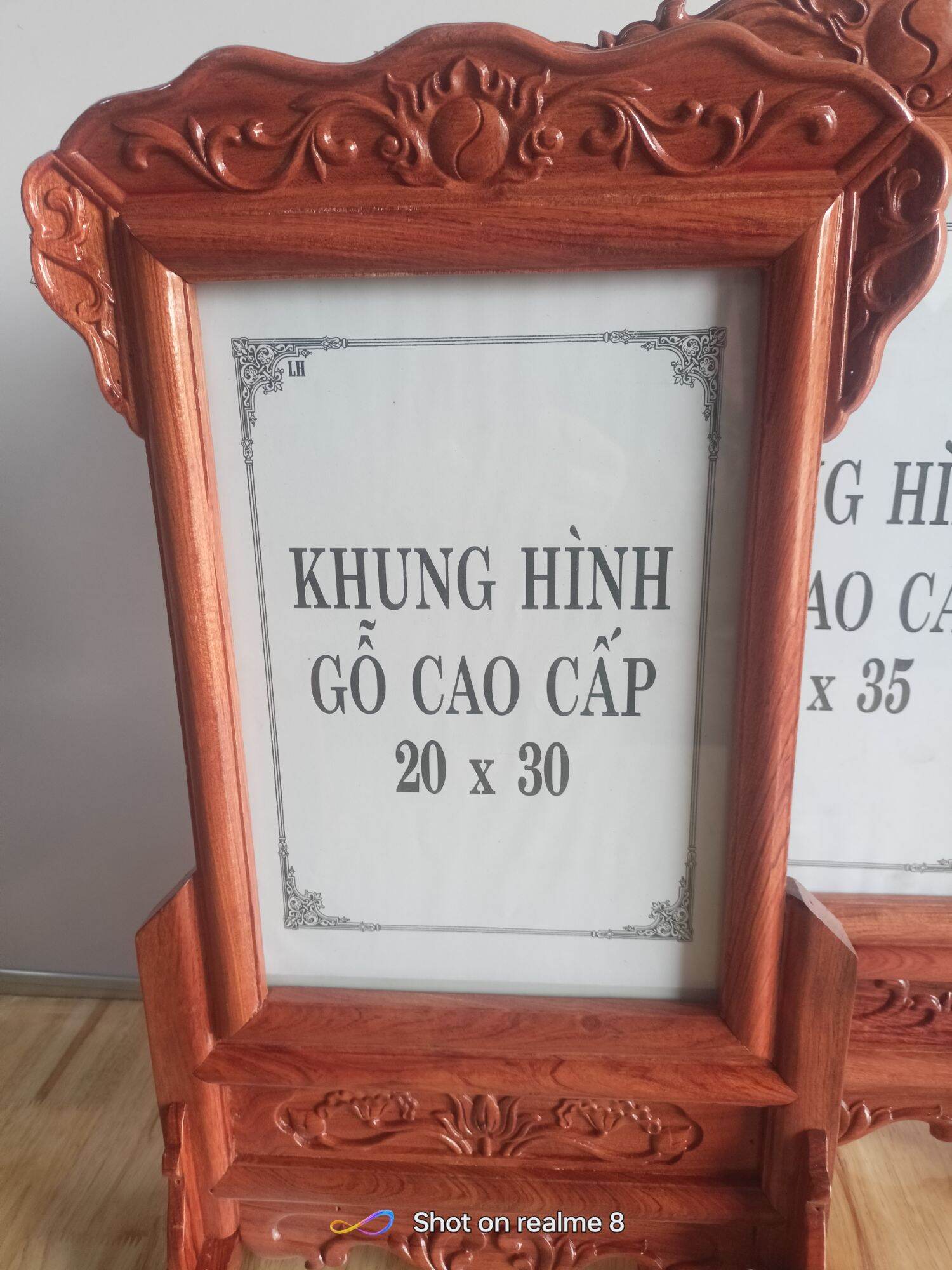 Khung Ảnh Thờ Gỗ Hương 100%(18/24, 21/31, 25/35)