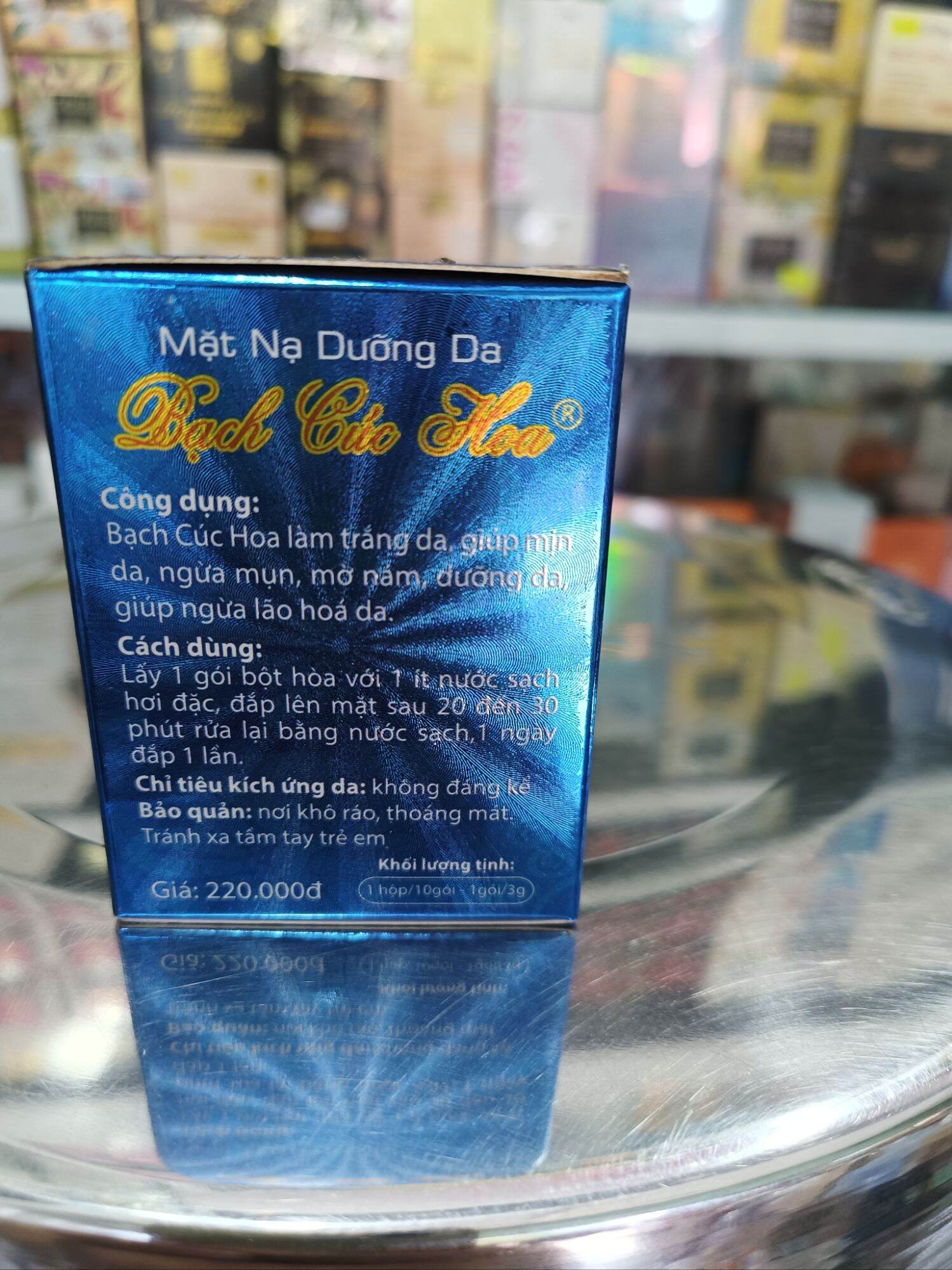 mặt nạ dưỡng da bạch cúc hoa