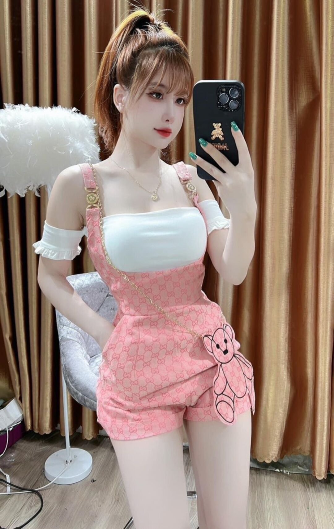 Sét yếm kèm nón và phụ kiện cho bé 18_30kg