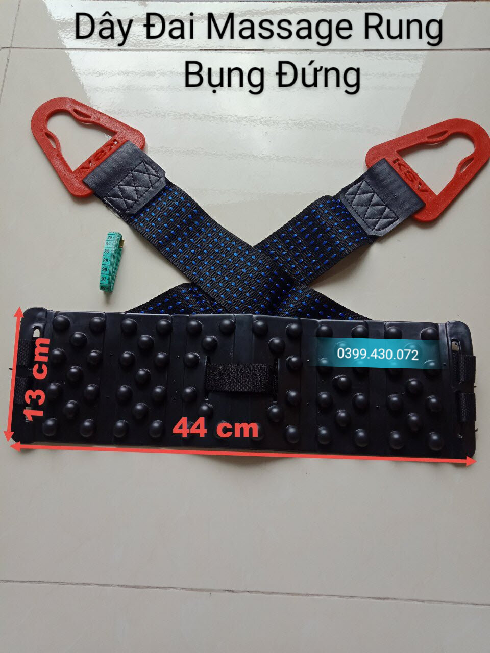 Dây đai massage rung bụng đứng- dây đai massage bụng đứng