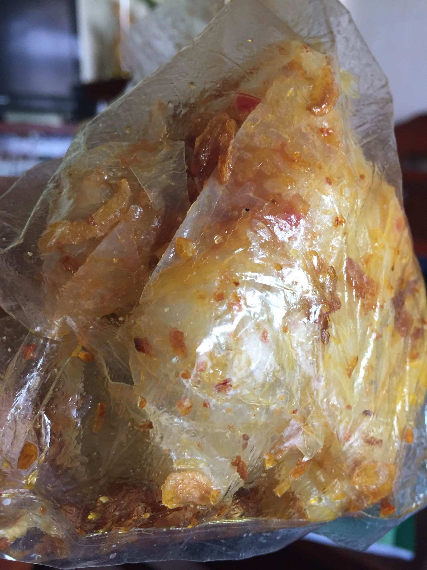 Bánh Tráng Sate ủ lá chuối